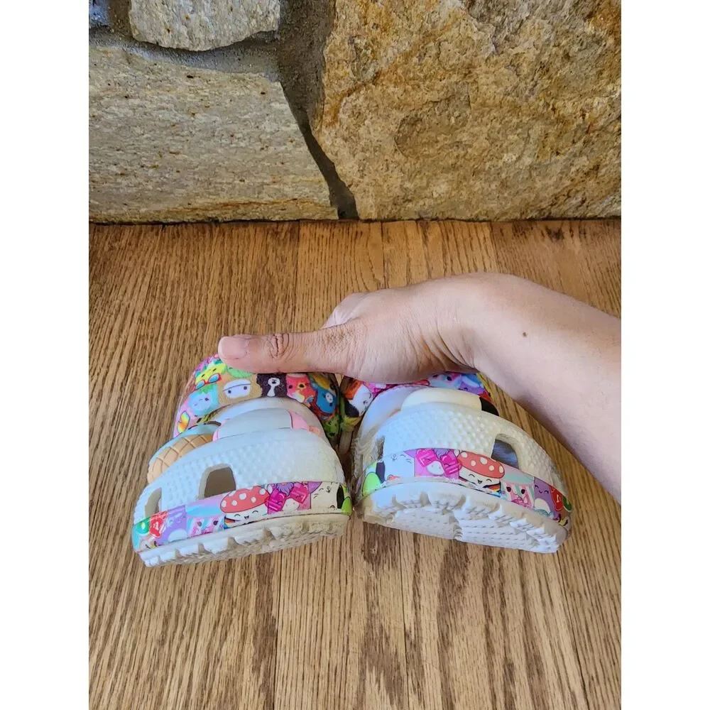 Crocs Kids 11 Squishmallows Classic Clog PS Girls Shoes VGUC